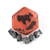 Barbarian Dice Bath Bomb, Leather & Suede Scent, 7 Dice Inside