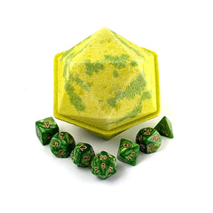 Monk Dice Bath Bomb, Large, D&D Dice Inside