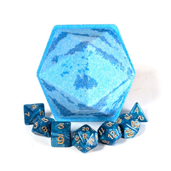 Cleric Dice Bath Bomb, White Tea & Ginger, Full Set of Dice