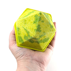 Monk Dice Bath Bomb, Large, D&D Dice Inside