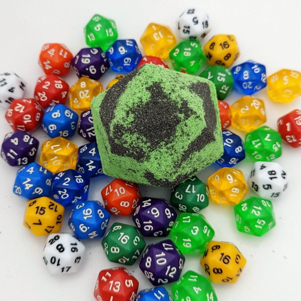 Dungeon Master (D20 only) bath bomb FantasySoapworks