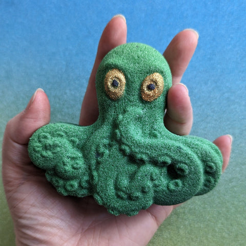Kraken bath bomb FantasySoapworks
