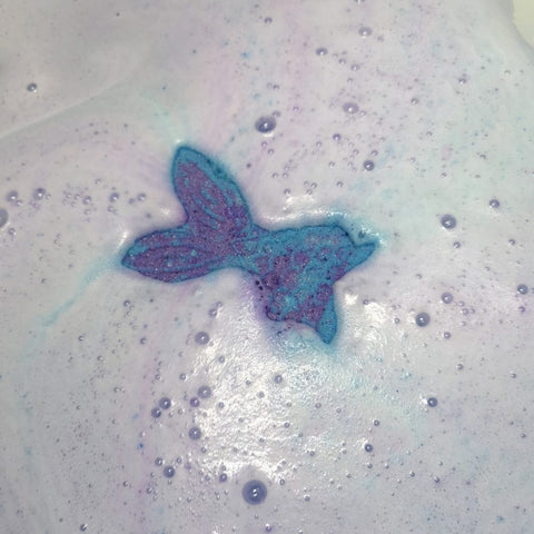 Mermaid bath bomb FantasySoapworks Mermaid Bath Bomb - Swirling Colors & Fresh Ocean Scent | Fantasy Soapworks
