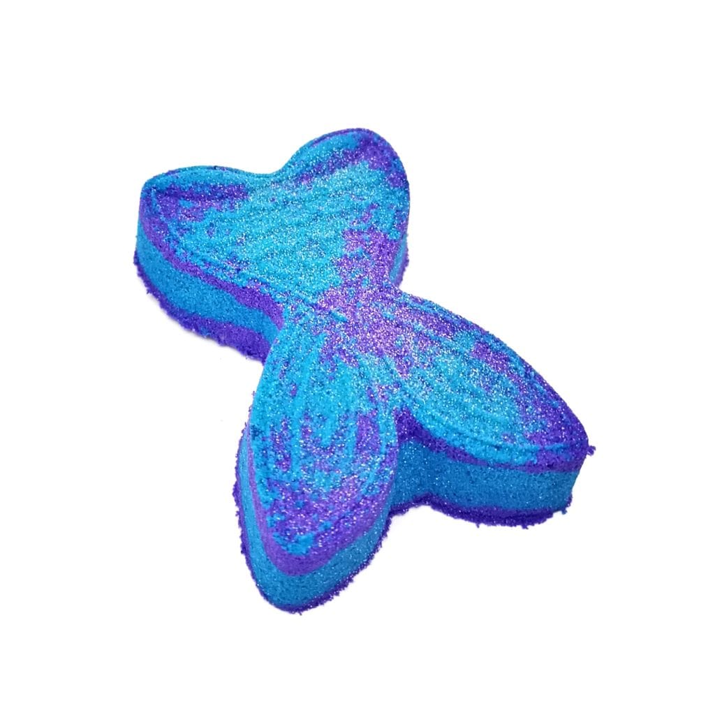 Mermaid bath bomb FantasySoapworks Mermaid Bath Bomb - Swirling Colors & Fresh Ocean Scent | Fantasy Soapworks